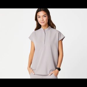 Figs Rafaela Top in Slate size small